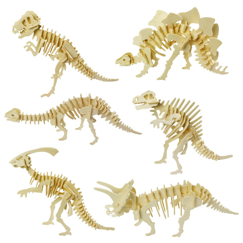 Drveni trodimenzionalni puzzle za djecu — DIY dopušteno, uzrast 7–14 godina, probna prilagodba