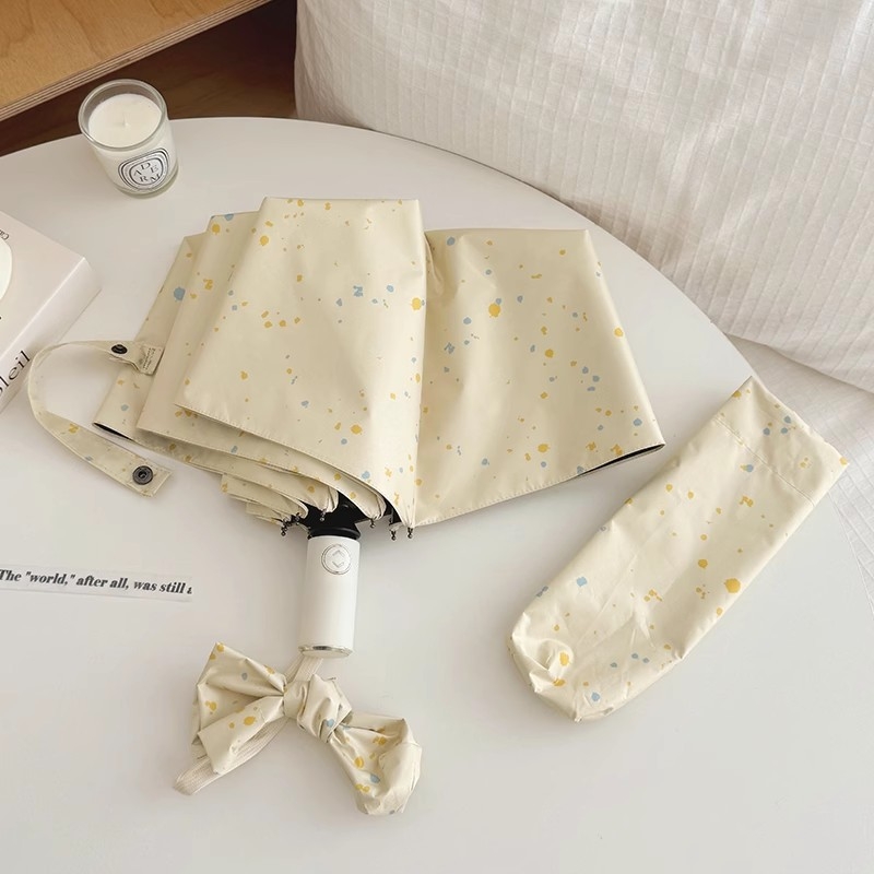 Automatski ženski kišobran, 8 rebara, vinil tkanina, UV zaštita, čelični štap, polumjer 48–53 cm