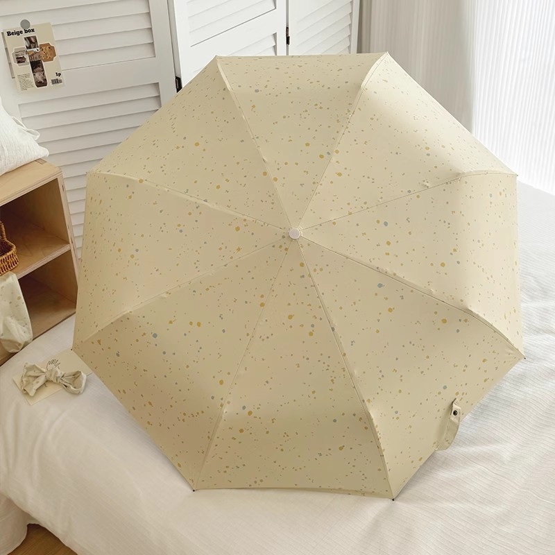 Automatski ženski kišobran, 8 rebara, vinil tkanina, UV zaštita, čelični štap, polumjer 48–53 cm