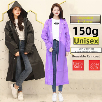 PONCHO de ploaie EVA îngroșat pentru adulți, unisex – impermeabil pentru drumeții și activități în aer liber