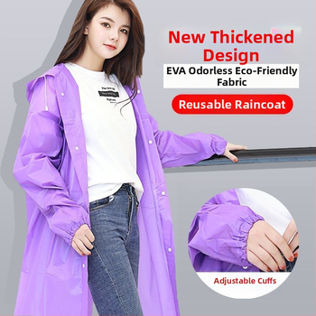 PONCHO de ploaie EVA îngroșat pentru adulți, unisex – impermeabil pentru drumeții și activități în aer liber