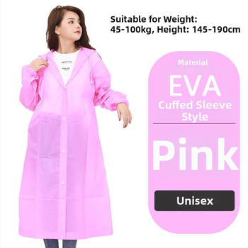 PONCHO de ploaie EVA îngroșat pentru adulți, unisex – impermeabil pentru drumeții și activități în aer liber