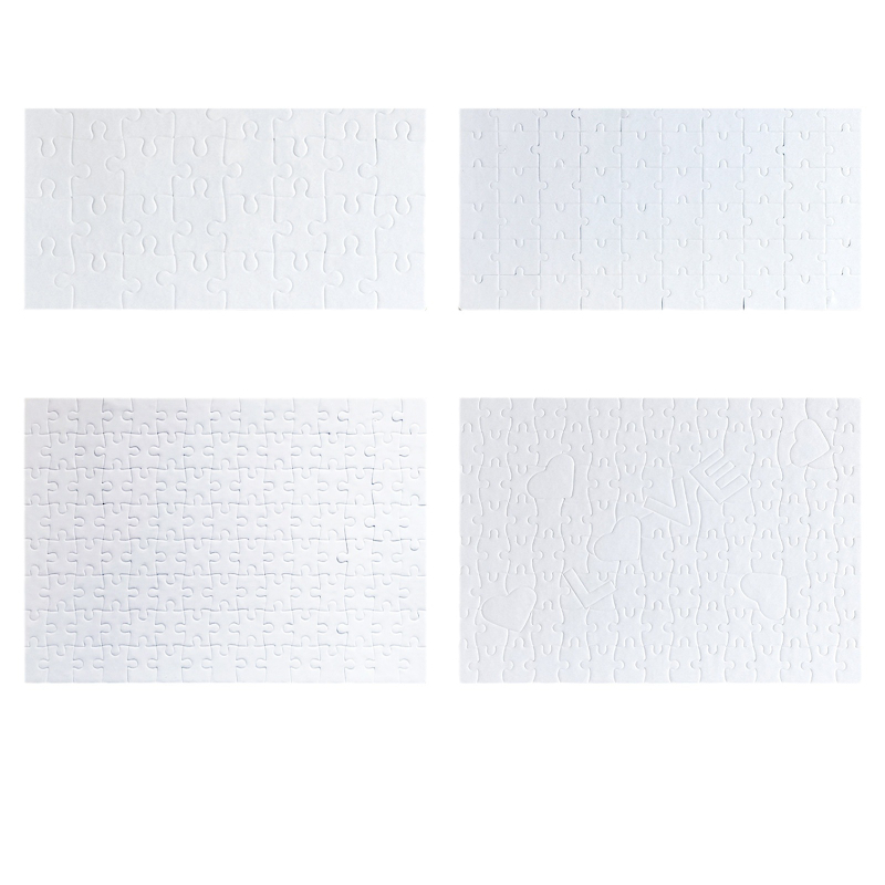 Puzzle za prijenos topline s perl završetkom, prazna slika, DIY-prijateljski, 120 komada, papir