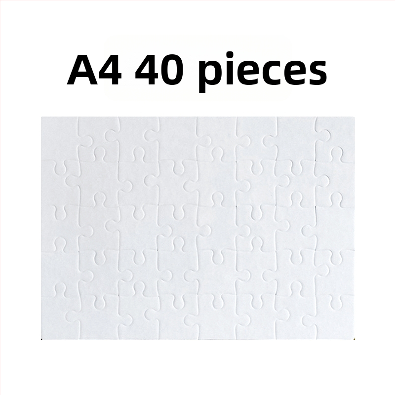 Puzzle za prijenos topline s perl završetkom, prazna slika, DIY-prijateljski, 120 komada, papir
