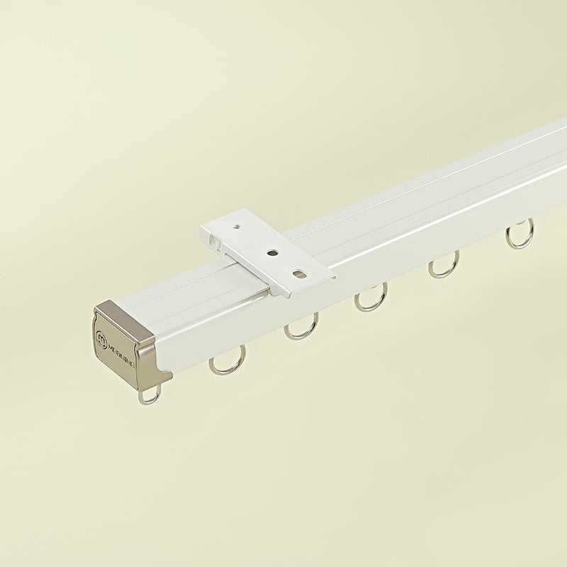 Σύστημα ράγας κουρτινών, πάχος 2,8 mm, κράμα αλουμινίου, μονοδρομική και διπλής τροχιάς ράγα, αθόρυβος τροχός, προσαρμοζόμενο