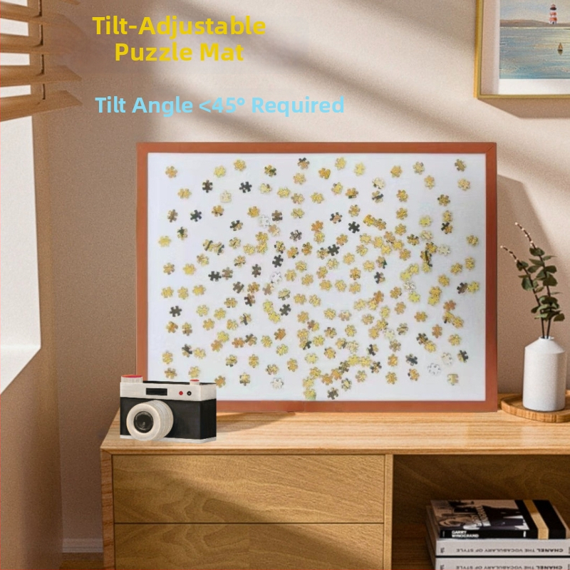 Trojdimenzionalna ploča za slaganje puzzla s filcovom površinom, sklopiva, 1000 dijelova, od poliesterskih vlakana, višefunkcionalna