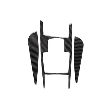 Komplet interijer unutarnjih dekorativnih dijelova od karbonskih vlakana za Audi A6: središnja kontrola, CD, klima, poklopac držača šalice; marka RRX CARBON; materijal karbonska vlakna; logo OK; ovlaštene privatne marke: Da