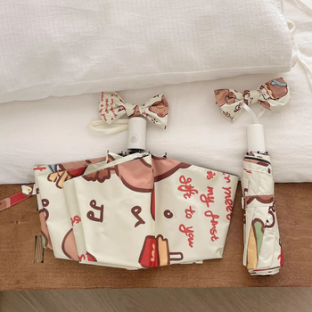 Kišobran s motívom kapibare – automatsko otvaranje, 8 vlaknastih rebara, 190T najlon, UPF > 50