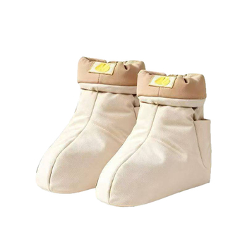 Električne grijane papuče za stopala s Angelikom i Polygonatum, Unisex papuče, USB napajanje, pamuk gornji dio, plastična potplata, s petom