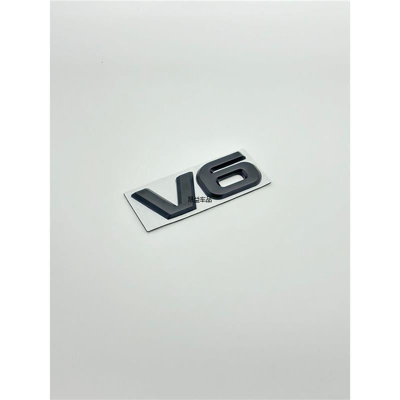 Автомобилен стикер Shengyi – V6 дизайн, 3D материал, самозалепващ монтаж, код на продукта 809