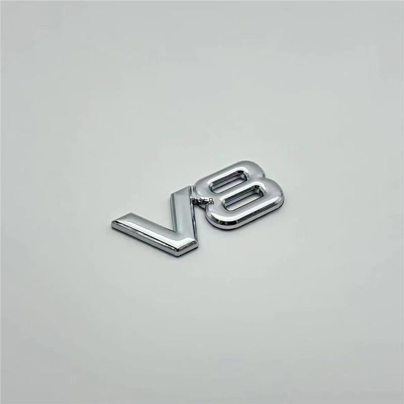 Автомобилен стикер Shengyi – V6 дизайн, 3D материал, самозалепващ монтаж, код на продукта 809