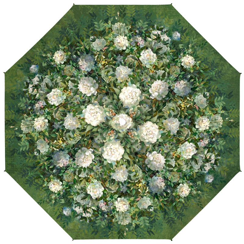 Becca elf mini sklopivi kišobran za sunce i kišu, UPF >50, okvir od legure s 8 rebara, poliester tkanina, ručno otvaranje i zatvaranje