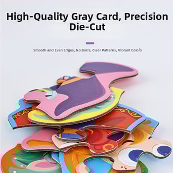 3D papirnati slagalica za djecu 4–6 godina, DIY prilagodba s OEM logom