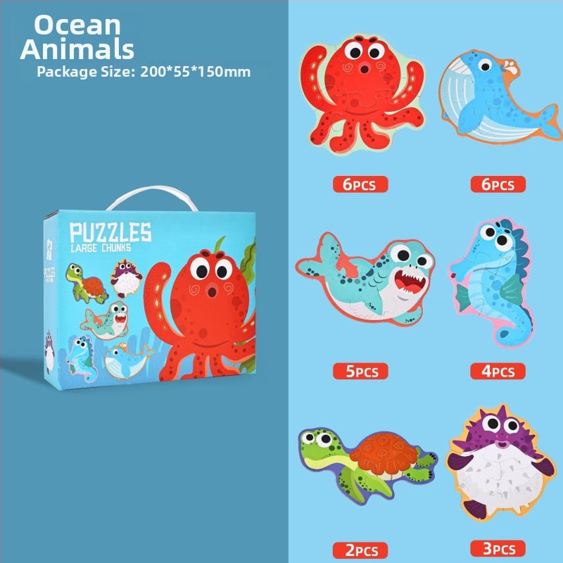 3D papirnati slagalica za djecu 4–6 godina, DIY prilagodba s OEM logom