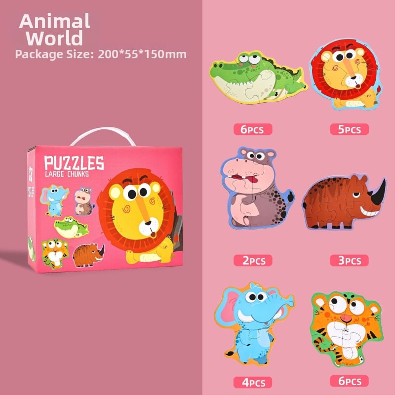 3D papirnati slagalica za djecu 4–6 godina, DIY prilagodba s OEM logom