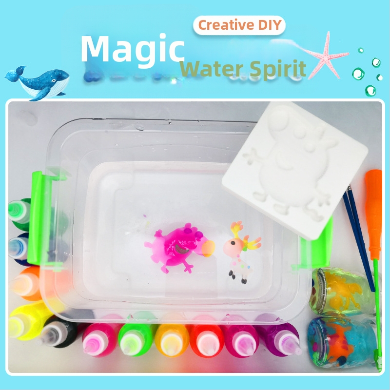 Водна играчка от пластмаса – образователна, насърчава ръчно участие и взаимодействие родител-дете; подходяща за деца 4–6 години