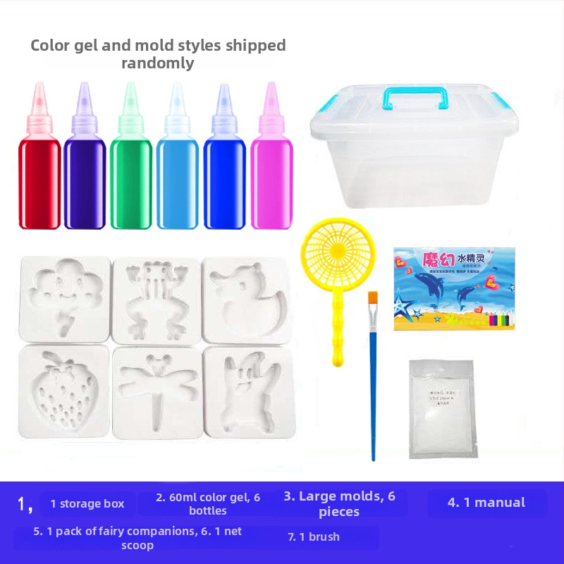 Водна играчка от пластмаса – образователна, насърчава ръчно участие и взаимодействие родител-дете; подходяща за деца 4–6 години