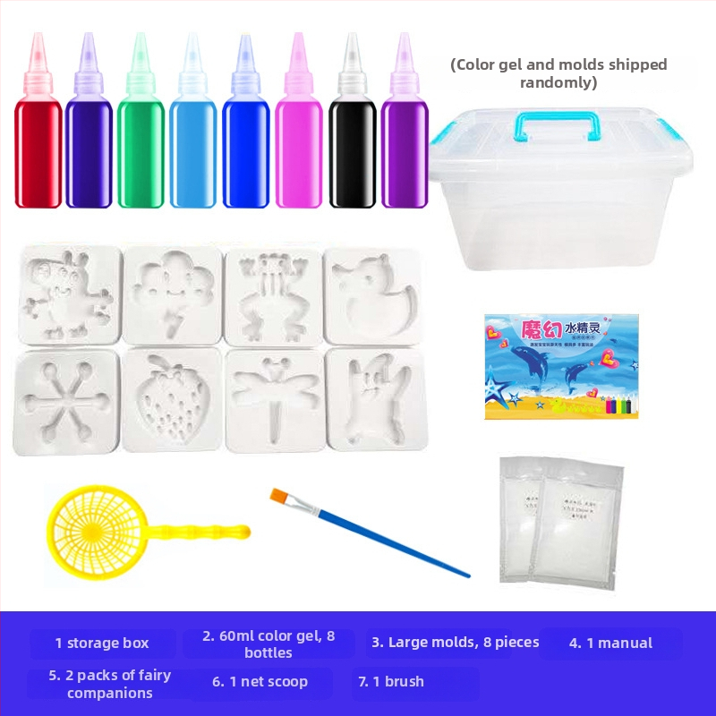 Водна играчка от пластмаса – образователна, насърчава ръчно участие и взаимодействие родител-дете; подходяща за деца 4–6 години