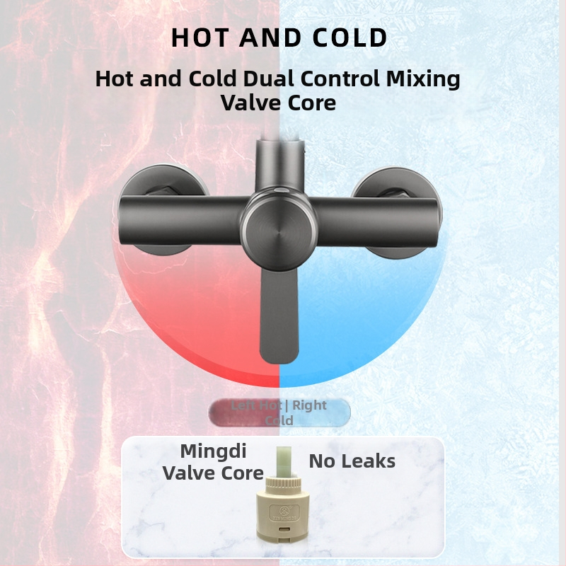 Falra szerelt elektromos konyhai csaptelep kerámiás szeleptömítéssel, rozsdamentes acél matt felülettel, modell YLP-F012