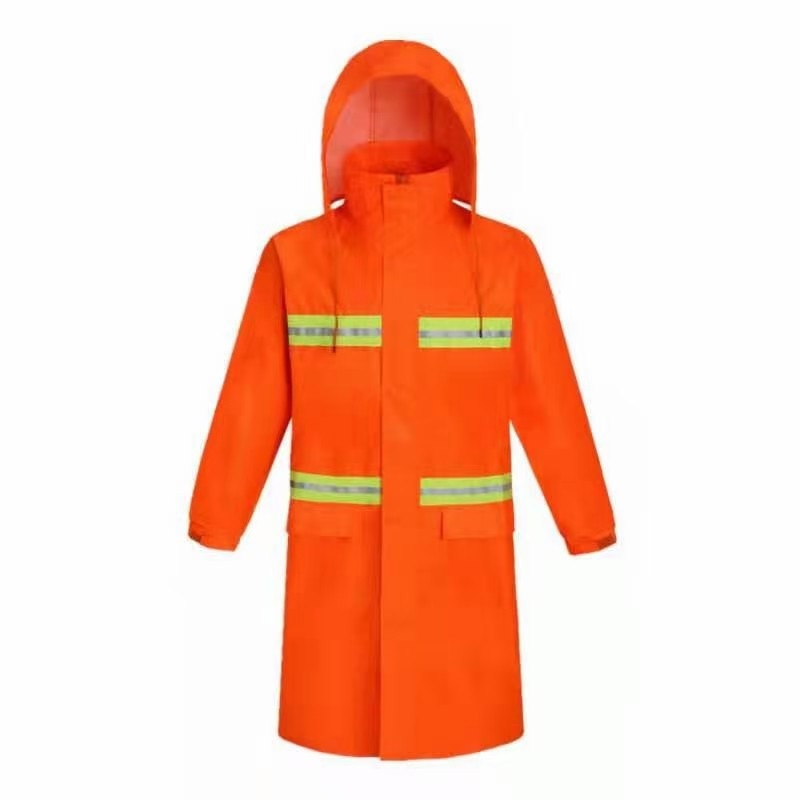 Jednodelni kišni pončo od debelog Pongee materijala s PVC vodootornim slojem, za odrasle, 1 osoba, mogućnost tiskanja logotipa