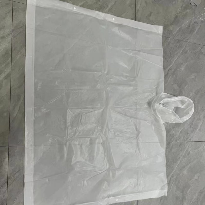Debeli EVA prozirni kišni pončo za kampiranje na otvorenom, dugačak, cijelo tijelo