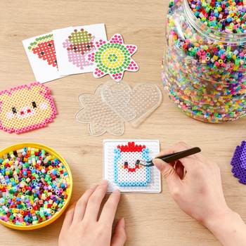 5mm Fusion Spell beads – višebojne DIY slagalica perle, plastika, šarena kutija, OEM logotip