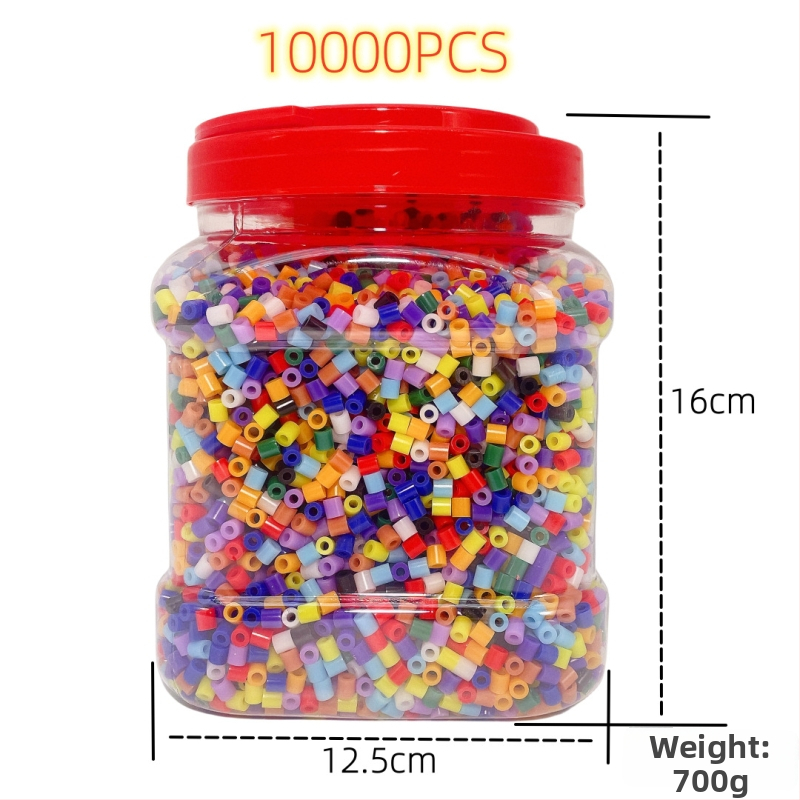 5mm Fusion Spell beads – višebojne DIY slagalica perle, plastika, šarena kutija, OEM logotip