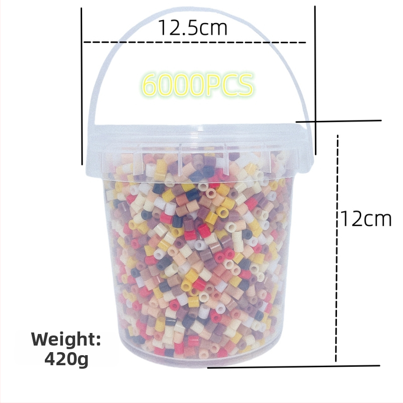 5mm Fusion Spell beads – višebojne DIY slagalica perle, plastika, šarena kutija, OEM logotip