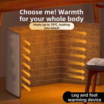 Θερμαντήρας ποδιών γραφείου κάτω από το τραπέζι, μηχανική λειτουργία, τροφοδοσία AC 220V, 190W, θέρμανση με πρίζα