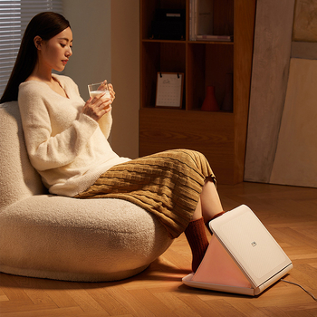 Bear DNQ-E01G1 Θέρμαντήρας ποδιών γραφείου — φορητός κάτω από το γραφείο, χειμερινή θέρμανση ποδιών, 220V, 125W, Plug-in