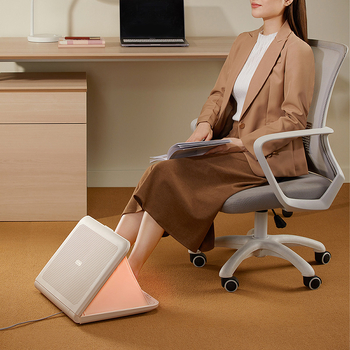 Bear DNQ-E01G1 Θέρμαντήρας ποδιών γραφείου — φορητός κάτω από το γραφείο, χειμερινή θέρμανση ποδιών, 220V, 125W, Plug-in