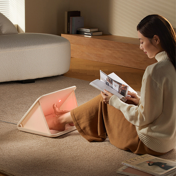 Bear DNQ-E01G1 Θέρμαντήρας ποδιών γραφείου — φορητός κάτω από το γραφείο, χειμερινή θέρμανση ποδιών, 220V, 125W, Plug-in