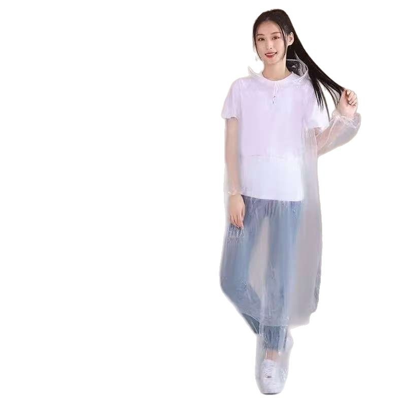 Αδιάβροχο παλτό-πονχό με διαχωρισμένο σχεδιασμό, παχιά ύφανση, για ενήλικες, συσκευασμένο σε σακούλα