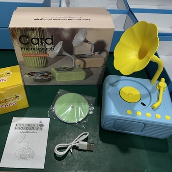 Mini uređaj za učenje s Bluetoothom, snimanjem glasa i reprodukcijom glazbe; ABS plasta, 8GB+ memorije, punjiva litijska baterija; za uzrast 4–6 godina