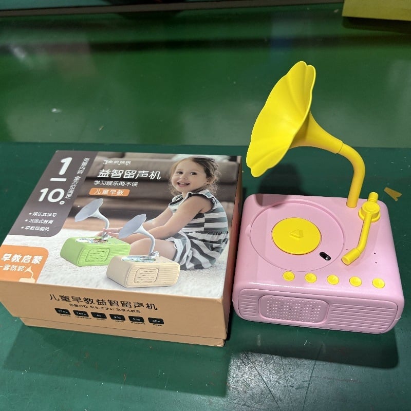 Mini uređaj za učenje s Bluetoothom, snimanjem glasa i reprodukcijom glazbe; ABS plasta, 8GB+ memorije, punjiva litijska baterija; za uzrast 4–6 godina