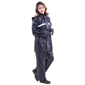 Set de raincoat pentru adulți, unisex, din material Oxford cu acoperire PVC, rezistent, impermeabil pentru drumeții în aer liber