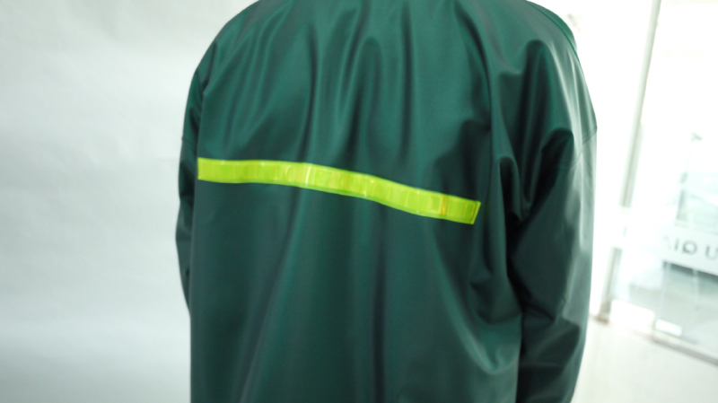 Set impermeabil pentru motocicletă: geacă și pantaloni, design split, PVC 0,36 mm, adeziv PVC, pentru adulți, imprimare logo