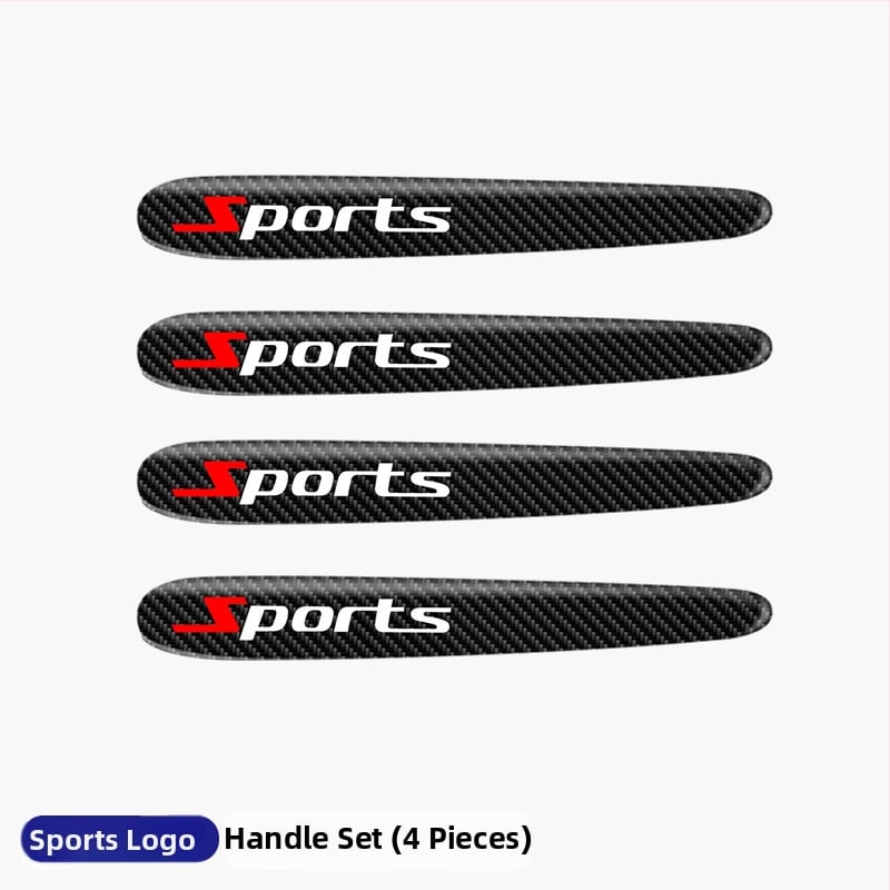 Автомобилни лепенки за дръжки на врати - защита от надраскване, самозалепваща лента, модел драскотини