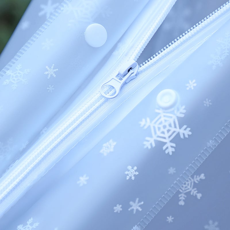 Ženski kišni set kaputa i hlača s odvojenim gornjim i donjim dijelom, vodootporan PVC, PU ljepilo