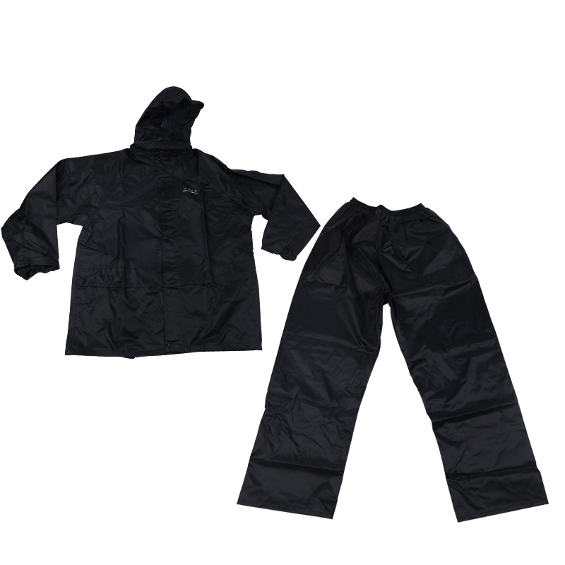 Разделен дъждобран пончо, дебела PVC материя, за възрастни