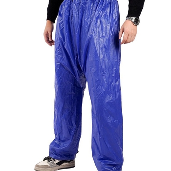 Dospelé nohavice na dážď PVC beef-tendon, hrubá látka, prispôsobenie s logom, vhodné na turistiku v daždi