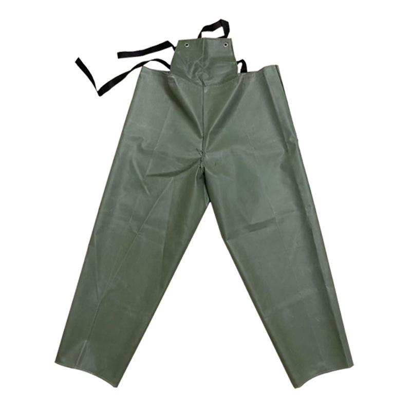 Bányászati munkavédelmi esőkabát PVC-vel PU ragasztóréteggel, vastag gumiszövet, sav-bázis ellenálló, osztott típus