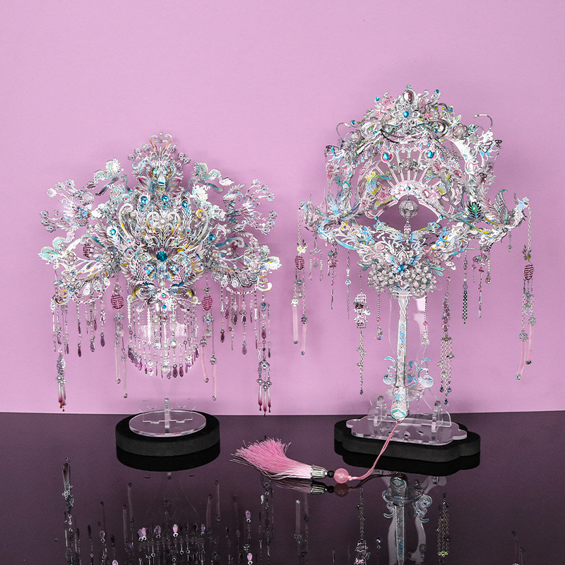 3D metalna slagalica za sastavljanje DIY – kineskog stila, 8 sati sastavljanja, za uzrast 14+