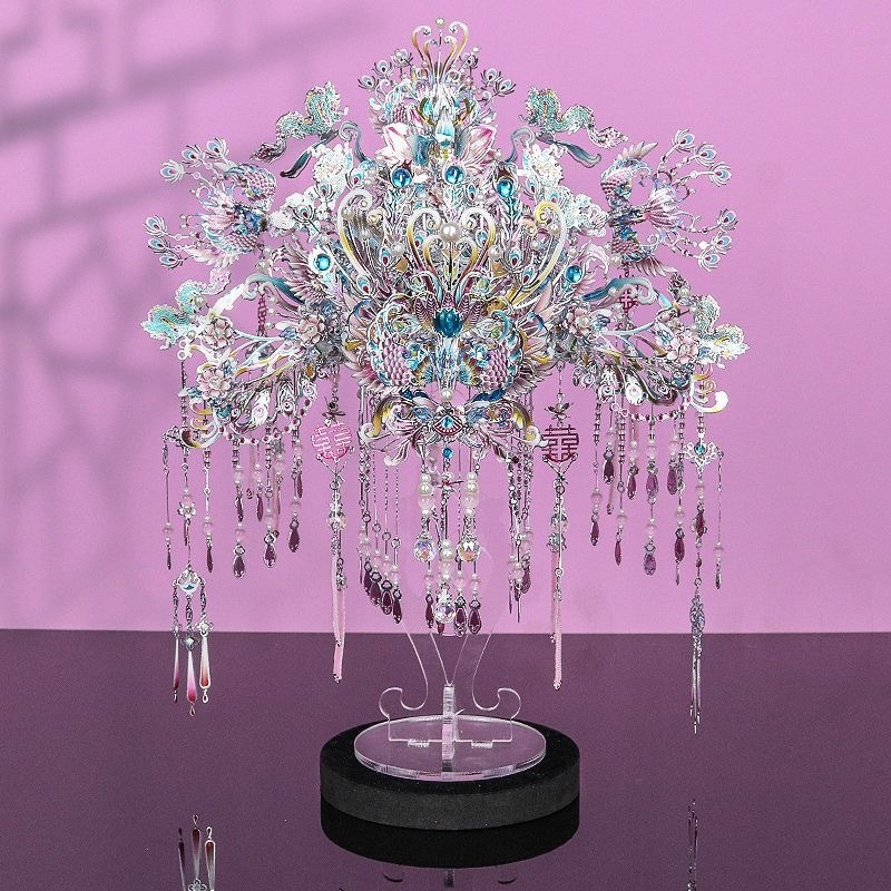 3D metalna slagalica za sastavljanje DIY – kineskog stila, 8 sati sastavljanja, za uzrast 14+