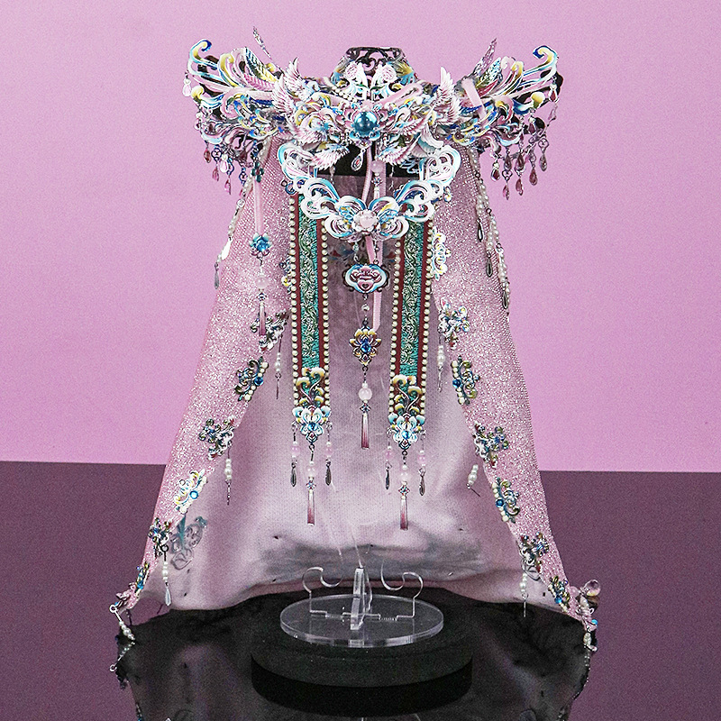 3D metalna slagalica za sastavljanje DIY – kineskog stila, 8 sati sastavljanja, za uzrast 14+