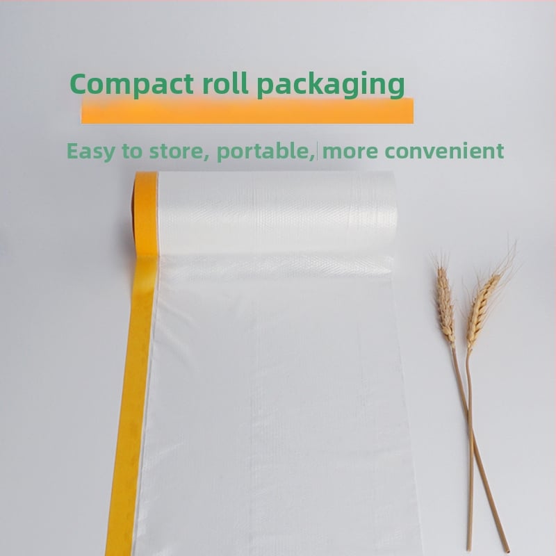 Festékvédő fólia papír alapú PE filmmel maszkoláshoz és porvédelmi célokra (Vastagság: 0.6–0.7 mm; Anyag: PE + japán papír; Ragasztó rendszer: papír alapú; Alkalmazás: autók, hajók, vonatok, kabinok, bútorok)