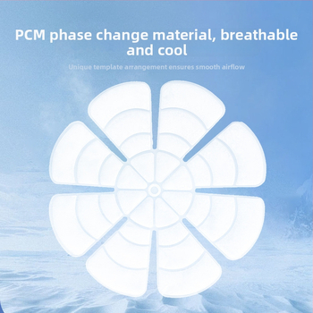 Шапоподобен, кръгъл охлаждащ лед-пад за глава с PCM пълнител на TPU плат за предпазване от прегряване