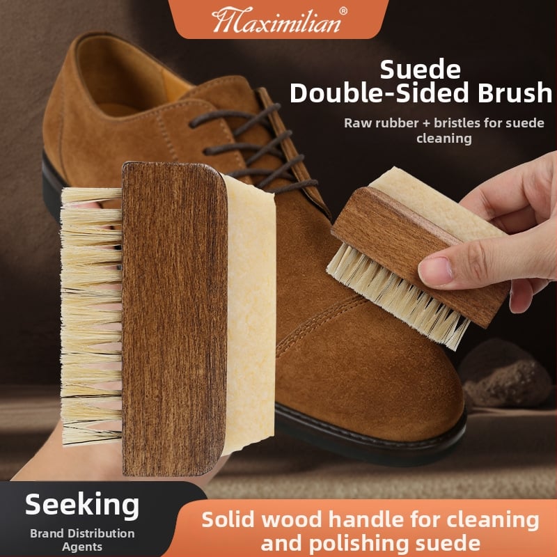 Maximilian četka za cipele od masivnog drveta za njegu i uklanjanje mrlja – model 803227
