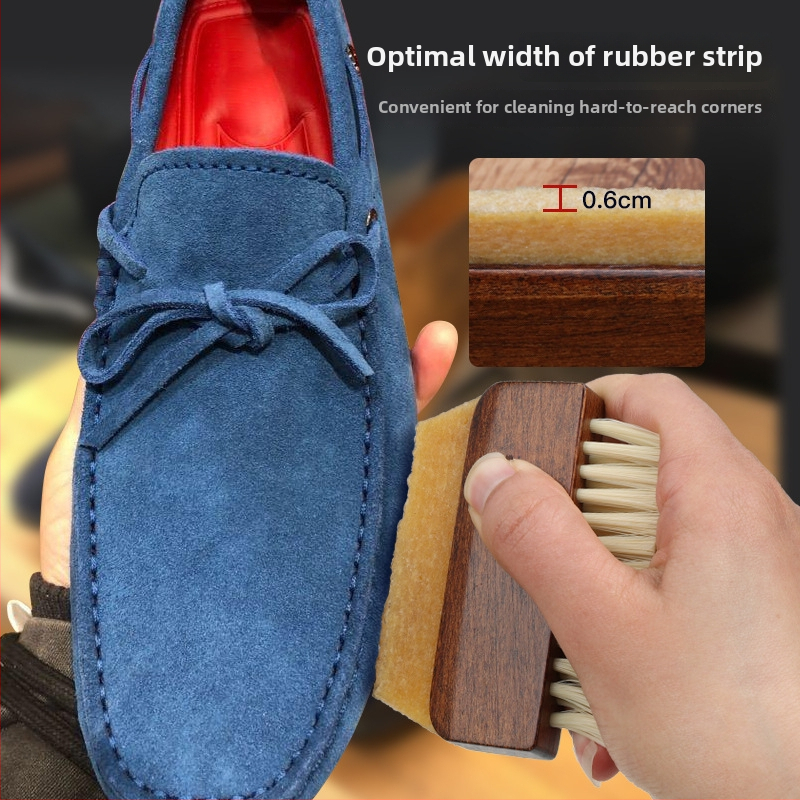 Maximilian četka za cipele od masivnog drveta za njegu i uklanjanje mrlja – model 803227