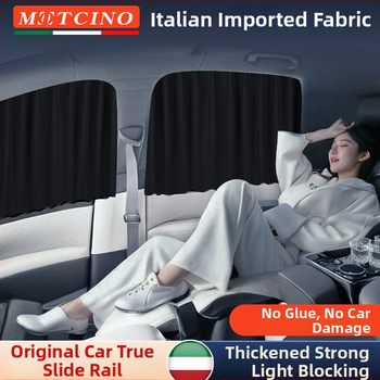 Mai ruichi Auto zavjese za prozore tipa tračnica, debela neprozirna tkanina, universalno za automobile i terenska vozila, visića instalacija